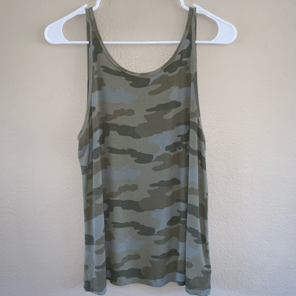 Green Camo Tank Top